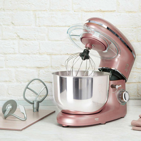 robot de cocina, batidora de pie, robot de cocina, eléctrico, máquina de cocina, rosa, BH/9198