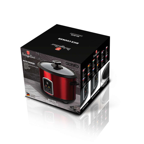  BH/9275, Olla arrocera eléctrica, color burdeos, roja, eléctrica, electrodomésticos de cocina