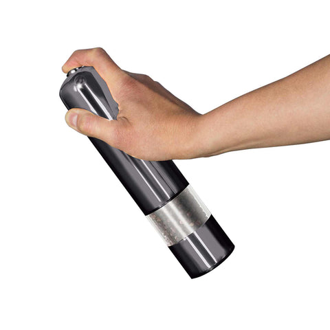 BH/9288, Juego de 2 molinillos eléctricos de sal y pimienta, gris oscuro, juego de molinillos de sal y pimienta b., eléctrico/batería, juego de molinillos eléctricos de sal y pimienta, juego de molinillos de sal y pimienta, utensilios de cocina, molinillo de sal y pimienta