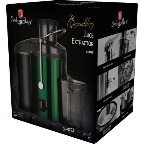  BH/9293, Extractor de jugos, Esmeralda, Verde, Extractor de frutas, Eléctrico, Exprimidor de cítricos eléctrico, Jugo, Exprimidor de jugo de naranja, Electrodomésticos de cocina, Exprimidor