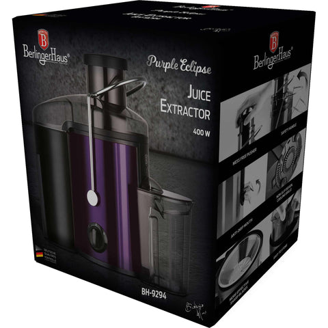 Exprimidor eléctrico de cítricos, exprimidor de naranja, exprimidor de zumo, eléctrico, extractor de frutas, morado, BH/9294