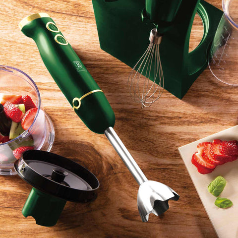  BH/9299, juego de batidora de mano de 5 piezas, color esmeralda, verde, eléctrica, de inmersión, con soporte, electrodomésticos de cocina
