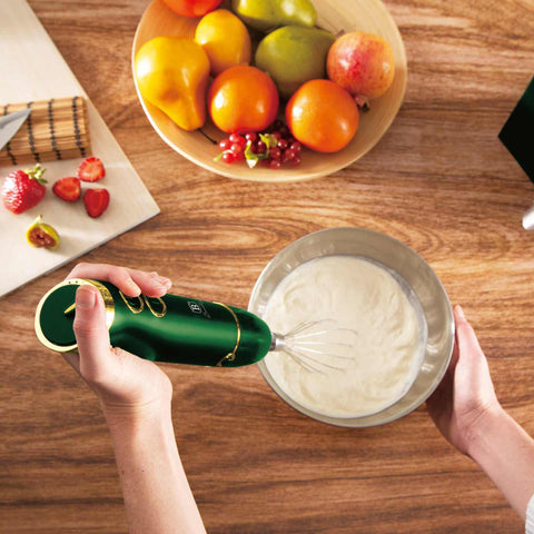  BH/9299, juego de batidora de mano de 5 piezas, color esmeralda, verde, eléctrica, de inmersión, con soporte, electrodomésticos de cocina