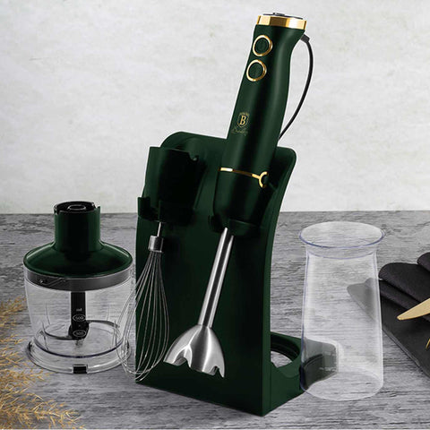  BH/9299, juego de batidora de mano de 5 piezas, color esmeralda, verde, eléctrica, de inmersión, con soporte, electrodomésticos de cocina