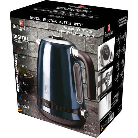  BH/9325, Hervidor eléctrico digital, Aguamarina, Azul, Hervidor eléctrico h., Eléctrico, Hervidor eléctrico digital C, Electrodomésticos de cocina, Hervidor