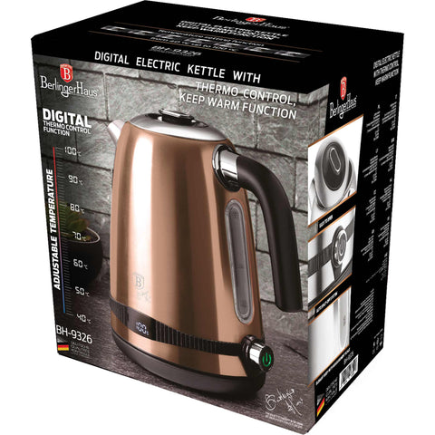  BH/9326, Hervidor eléctrico digital, Oro rosa, Hervidor eléctrico h., Eléctrico, Hervidor eléctrico digital C, Electrodomésticos de cocina, Hervidor