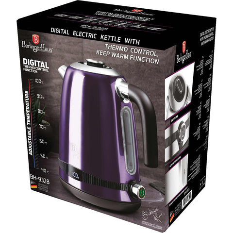 BH/9328, Hervidor eléctrico digital, Morado, Hervidor eléctrico h., Eléctrico, Hervidor eléctrico digital C, Electrodomésticos de cocina, Hervidor