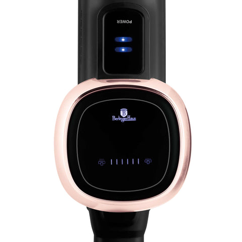 Product image of Vacuum cleaner with BLDC motor (5x stronger motor). Part of the Black Rose Collection . Features: THE BEST SELLING ITEM IN AMAZON! • Voltage: 25,9 V (Li-ION battery) • 220 W • BLDC motor (5x stronger motor) - Vacuum >23Kpa super powerful suction.... (Studio view). Official Berlinger Haus product, boosted by Promintra sl.