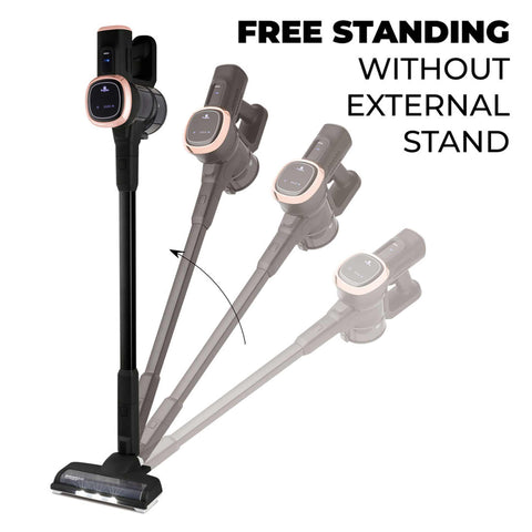  BH/9341, BH/9341N, Aspiradora con motor BLDC (motor 5 veces más potente), Negro, Oro rosa, Aspiradora, Eléctrica, Hoover, Electrodomésticos