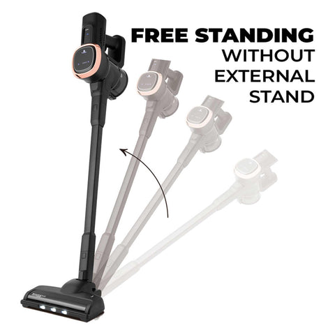  BH/9341N, BH/9341, Aspiradora con motor BLDC (motor 5 veces más potente), Negro, Oro rosa, Aspiradora, Eléctrica, Hoover, Electrodomésticos