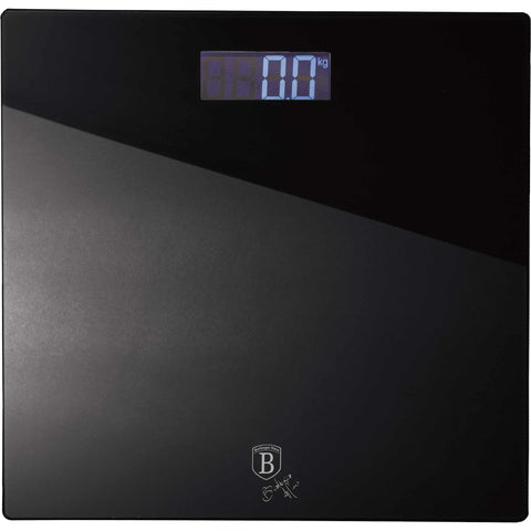 BH/9354, BH/9040, Báscula digital de baño de vidrio con capacidad de 150 kg, color negro, báscula de baño, eléctrica, batería, báscula de baño digital,Black Silver Collection, Black Vantage Collection, Matte Black Collection, baking, ehome, ekitchen