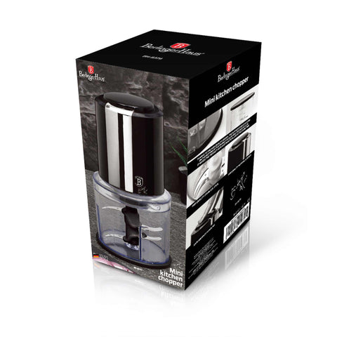  BH/9379, Picadora 2 en 1, Negra, Plateada, mini picadora, eléctrica, picadora, picadora de alimentos, picadora de verduras, picadora de ajo, Utensilios de cocina, Rebanadora y picadora