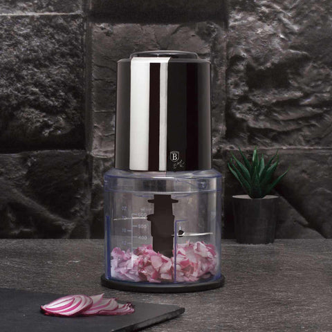  BH/9379, Picadora 2 en 1, Negra, Plateada, mini picadora, eléctrica, picadora, picadora de alimentos, picadora de verduras, picadora de ajo, Utensilios de cocina, Rebanadora y picadora