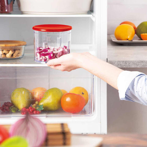  BH/9380, Picadora 2 en 1, color burdeos, roja, mini picadora, eléctrica, picadora, picadora de alimentos, picadora de verduras, picadora de ajo, utensilios de cocina, rebanadora y picadora