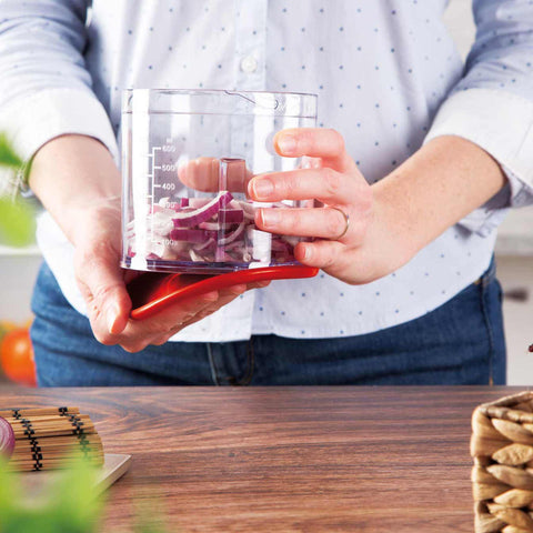  BH/9380, Picadora 2 en 1, color burdeos, roja, mini picadora, eléctrica, picadora, picadora de alimentos, picadora de verduras, picadora de ajo, utensilios de cocina, rebanadora y picadora