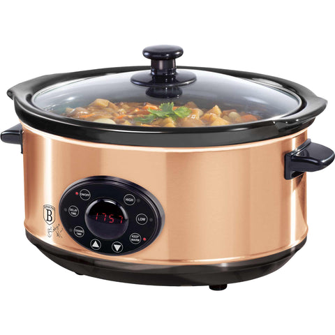  BH/9383, Olla de cocción lenta digital de 3,5 l, Oro rosa, Olla de cocción lenta eléctrica, Olla de cocción lenta digital eléctrica, Electrodomésticos de cocina