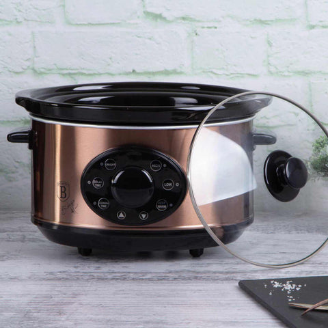  BH/9383, Olla de cocción lenta digital de 3,5 l, Oro rosa, Olla de cocción lenta eléctrica, Olla de cocción lenta digital eléctrica, Electrodomésticos de cocina