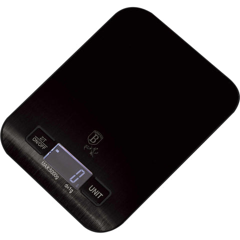 BH/9425, Báscula de cocina digital capacidad 5 kg, negra, báscula de cocina, eléctrica, batería, báscula de cocina digital, báscula