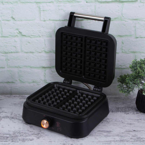  BH/9439, Waflera belga, Negra, Oro rosa, Waflera eléctrica, Waflera eléctrica, Gofre belga, Electrodomésticos de cocina