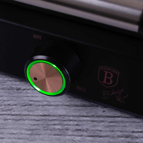  BH/9439, Waflera belga, Negra, Oro rosa, Waflera eléctrica, Waflera eléctrica, Gofre belga, Electrodomésticos de cocina