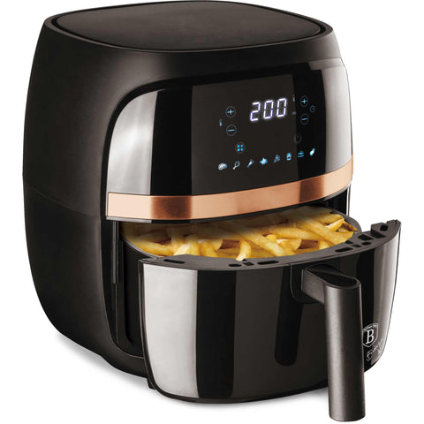  BH/9445, Freidora de aire de 3,2 L, Negra, Oro rosa, Freidora de aire, Eléctrica, Freidora de aire digital, Freidora de aire, Freidora sin aceite, Electrodomésticos de cocina