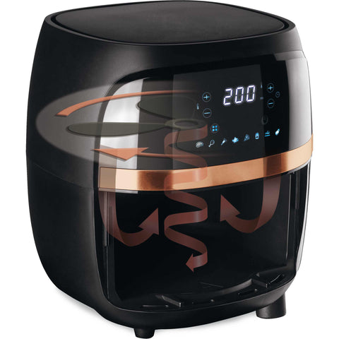  BH/9445, Freidora de aire de 3,2 L, Negra, Oro rosa, Freidora de aire, Eléctrica, Freidora de aire digital, Freidora de aire, Freidora sin aceite, Electrodomésticos de cocina