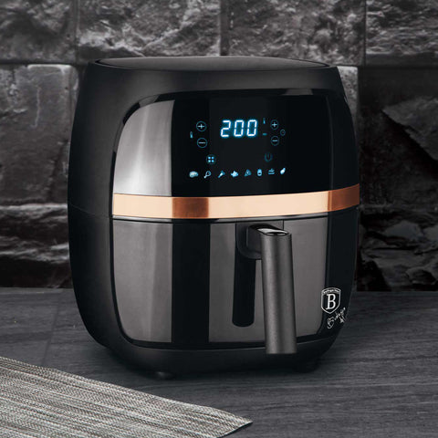  BH/9445, Freidora de aire de 3,2 L, Negra, Oro rosa, Freidora de aire, Eléctrica, Freidora de aire digital, Freidora de aire, Freidora sin aceite, Electrodomésticos de cocina