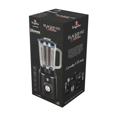 BH/9449N,BH/9449,BH/9821,Batidora de vaso con jarra de cristal de 1,5 l, 1000 W,Negro,Oro rosa,batidora de vaso c.,eléctrica,batidora de vaso,licuadora,batidora,turmix,Electrodomésticos de cocina