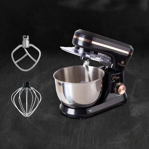 robot de cocina, batidora de pie, robot de cocina, eléctrico, máquina de cocina, negro, oro rosa, BH/9458