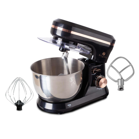 robot de cocina, batidora de pie, robot de cocina, eléctrico, máquina de cocina, negro, oro rosa, BH/9458