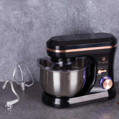 robot de cocina, batidora de pie, robot de cocina, eléctrico, máquina de cocina, negro, oro rosa, BH/9458