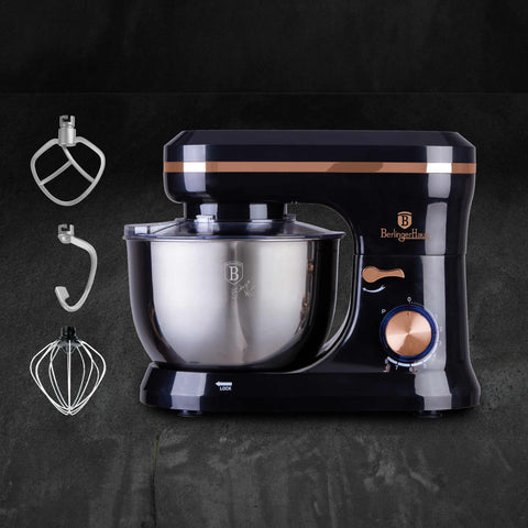 robot de cocina, batidora de pie, robot de cocina, eléctrico, máquina de cocina, negro, oro rosa, BH/9458