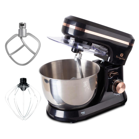 robot de cocina, batidora de pie, robot de cocina, eléctrico, máquina de cocina, negro, oro rosa, BH/9458