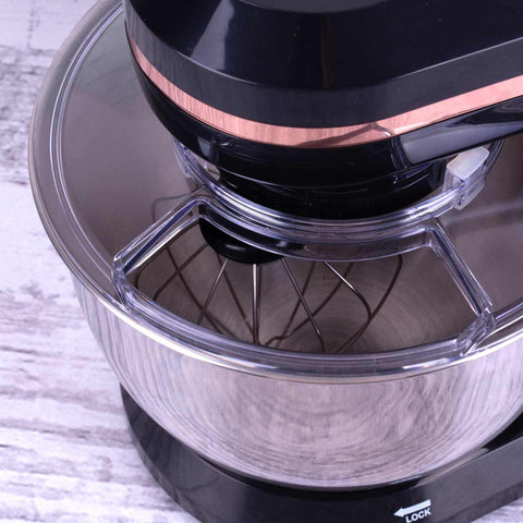 robot de cocina, batidora de pie, robot de cocina, eléctrico, máquina de cocina, negro, oro rosa, BH/9458