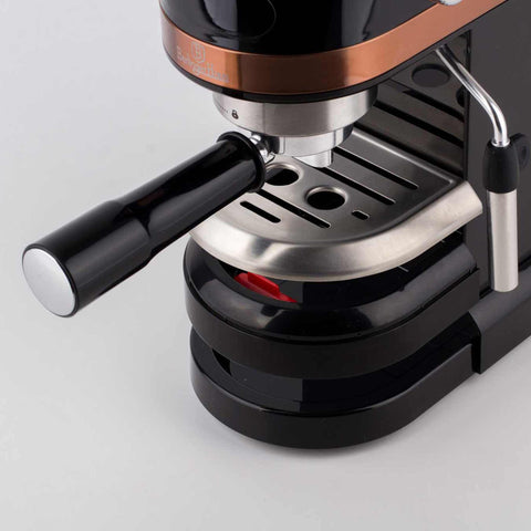  BH/9462, Cafetera digital espresso, Negra, Oro rosa, Cafetera espresso, Eléctrica, Cafetera eléctrica, Cafetera espresso con espumador de leche, Electrodomésticos, Cafetera