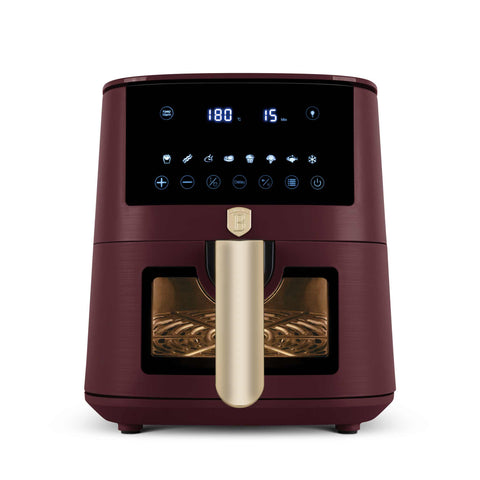  BH/9489,LP,BH,271,Freidora de aire de 5L con ventana visible,Matt Bordeaux,Freidora de aire,Eléctrica,Freidora de aire digital,Freidora de aire sin aceite,Freidora de aire con ventana,Electrodomésticos de cocina