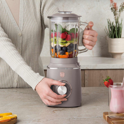 BH/9496,BH/9819,Batidora de vaso con jarra de cristal de 1,5 l, 1000 W,Color topo mate,batidora de vaso c.,eléctrica,batidora de vaso,licuadora,batidora,turmix,Electrodomésticos de cocina