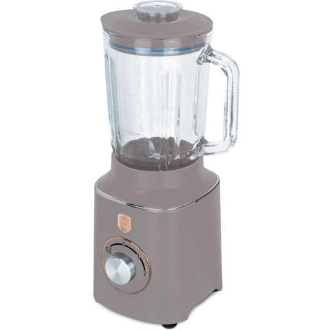 BH/9496, NUEVO, Batidora de vaso con jarra de CRISTAL de 1,5L 1000W, gris topo mate, batidora de vaso, eléctrica, batidora de vaso, batidora, batidora de leche, turmix