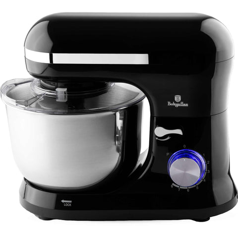 robot de cocina, batidora de pie, robot de cocina, eléctrico, máquina de cocina, negro, plata,BH/9498