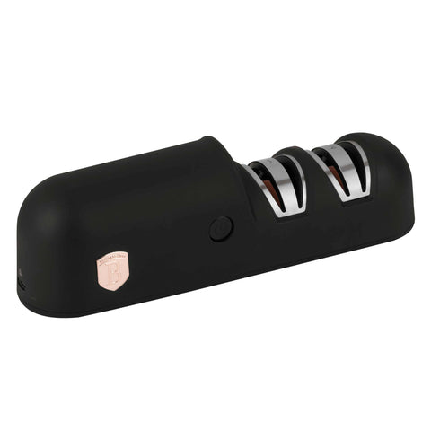  BH/9502, Afilador de cuchillos eléctrico, Negro, Oro rosa, Afilador de cuchillos, Eléctrico, Afilador, Cuchillos y herramientas de corte