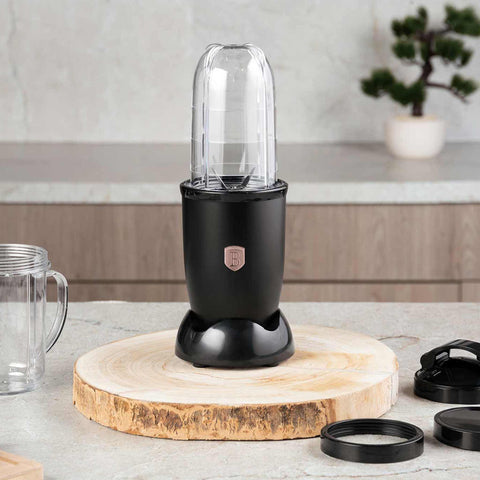  BH/9506, juego de licuadora multifunción de 6 piezas, negro, oro rosa, juego de licuadora, eléctrica, multifuncional, para hacer jugos y batidos, electrodomésticos de cocina, licuadora