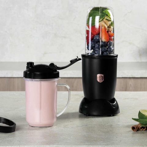  BH/9506, juego de licuadora multifunción de 6 piezas, negro, oro rosa, juego de licuadora, eléctrica, multifuncional, para hacer jugos y batidos, electrodomésticos de cocina, licuadora