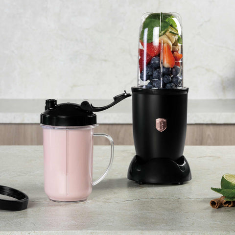  BH/9506, juego de licuadora multifunción de 6 piezas, negro, oro rosa, juego de licuadora, eléctrica, multifuncional, para hacer jugos y batidos, electrodomésticos de cocina, licuadora