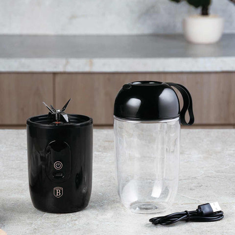  BH/9507, Licuadora con USB, Negra, Oro Rosa, Licuadora, Carga eléctrica/por cable, Licuadora portátil, Licuadora USB, Electrodomésticos de cocina