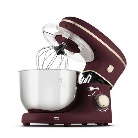 Product image of Kitchen machine. Part of the Leonardo Collection . Features: • Material: stainless steel, plastic • 1300 W, 220-240V, 50/60 Hz • Include: • 18/10 stainless steel bowl 6L • Non-stick dough hook • Non-stick bea.... (Studio view). Official Berlinger Haus product, boosted by Promintra sl.