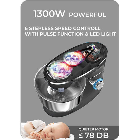  BH/9511, Robot de cocina, Antracita mate, Robot de cocina, Eléctrico, Batidora de pie, Robot de cocina, Electrodomésticos de cocina