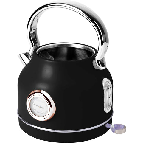 BH/9513, Black Rose Collection, café, ekitchen, Electrodomésticos, eléctrico, Hervidor, hervidor eléctrico, Hervidor eléctrico con termómetro, negro, oro rosa, té, té-café