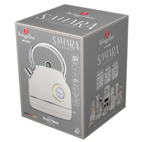  BH/9515, Hervidor eléctrico con termómetro, Crema mate, Hervidor eléctrico k., Eléctrico, Electrodomésticos de cocina, Hervidor