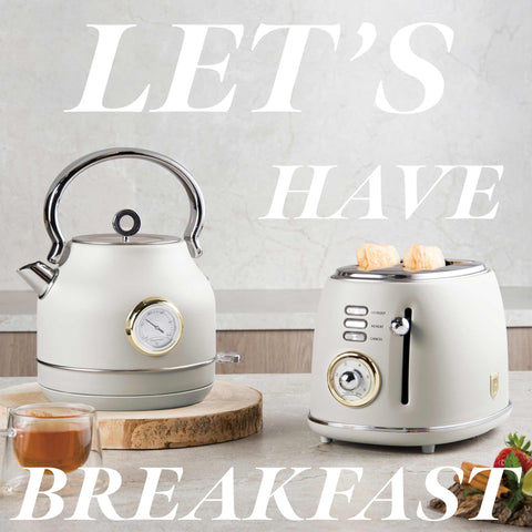  BH/9515, Hervidor eléctrico con termómetro, Crema mate, Hervidor eléctrico k., Eléctrico, Electrodomésticos de cocina, Hervidor