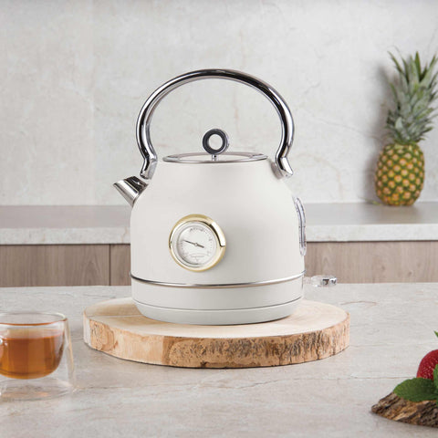  BH/9515, Hervidor eléctrico con termómetro, Crema mate, Hervidor eléctrico k., Eléctrico, Electrodomésticos de cocina, Hervidor